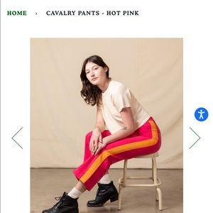 Big Bud Press Cavalry Hot Pink Pants